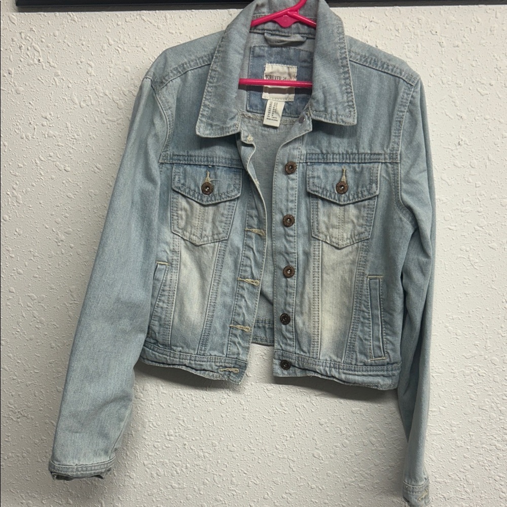 Forever 21 Faded Blue Jean Jacket